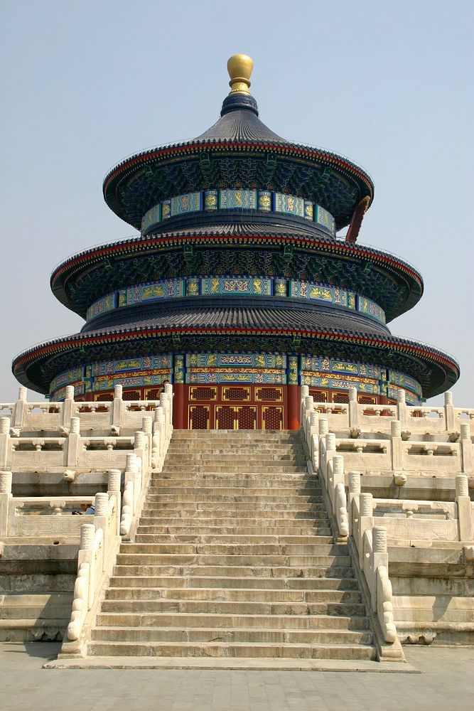 Temple in Beijing, China. Free public domain CC0 image.
