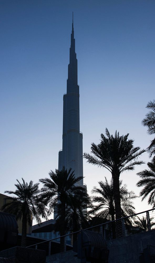 Burj Khalifa building architecture. Free public domain CC0 image.