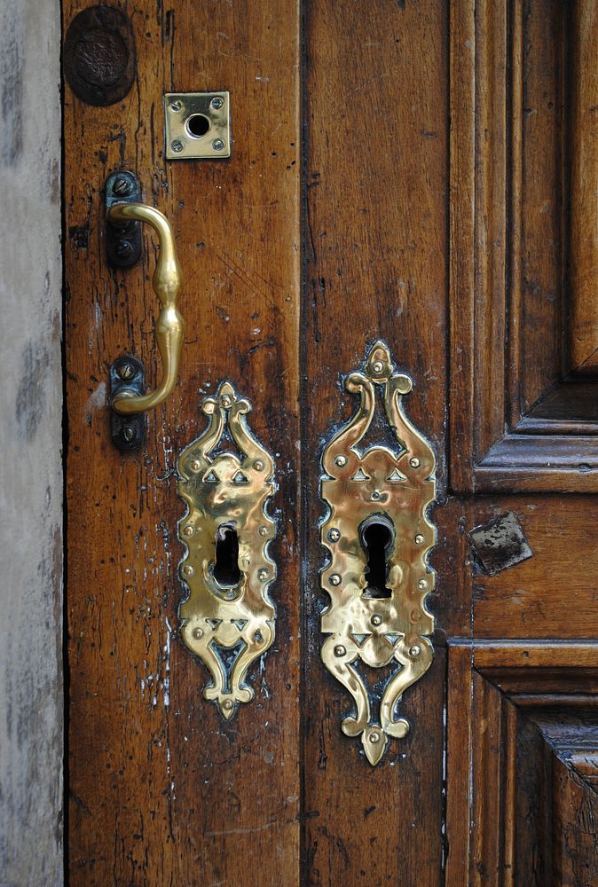 Old door locks. Free public domain CC0 photo.