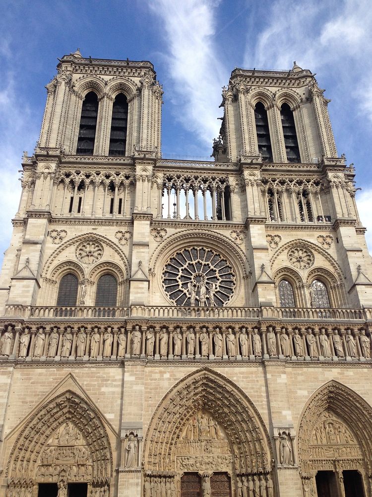 Free Notre Dame image, public domain France travel and sightseeing CC0 photo.