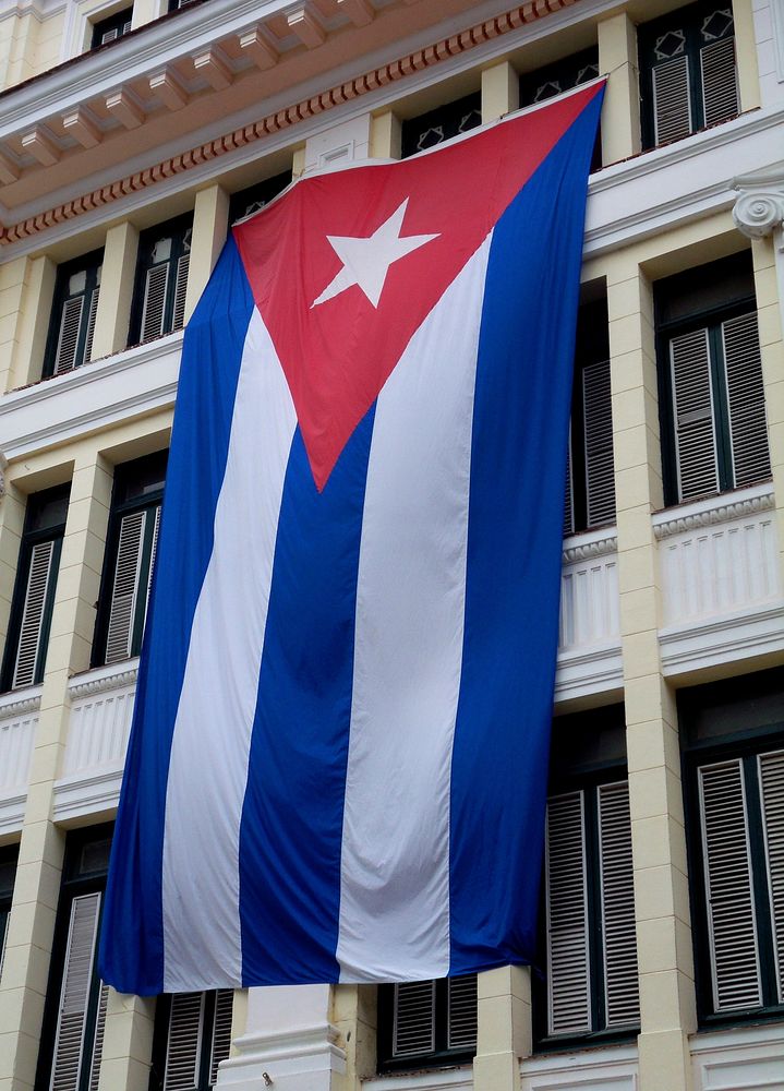 Cuban flag. Free public domain CC0 image.