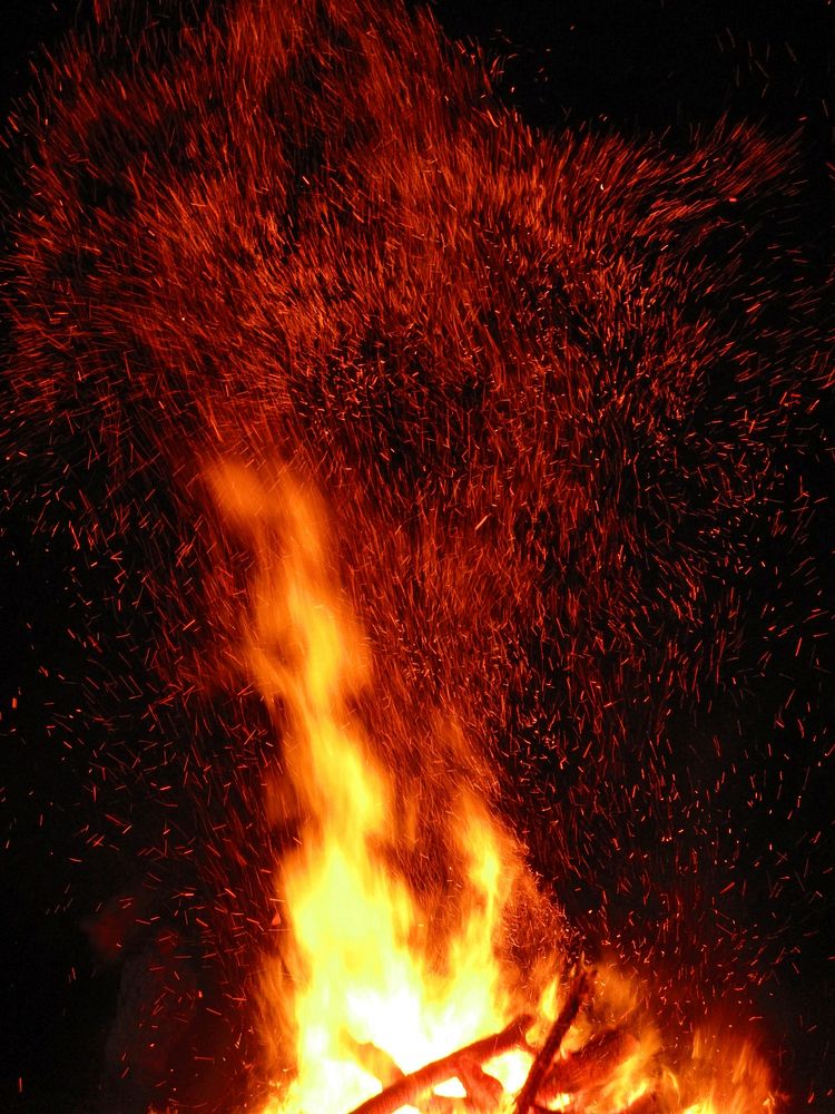 Fire photo. Free public domain CC0 image.