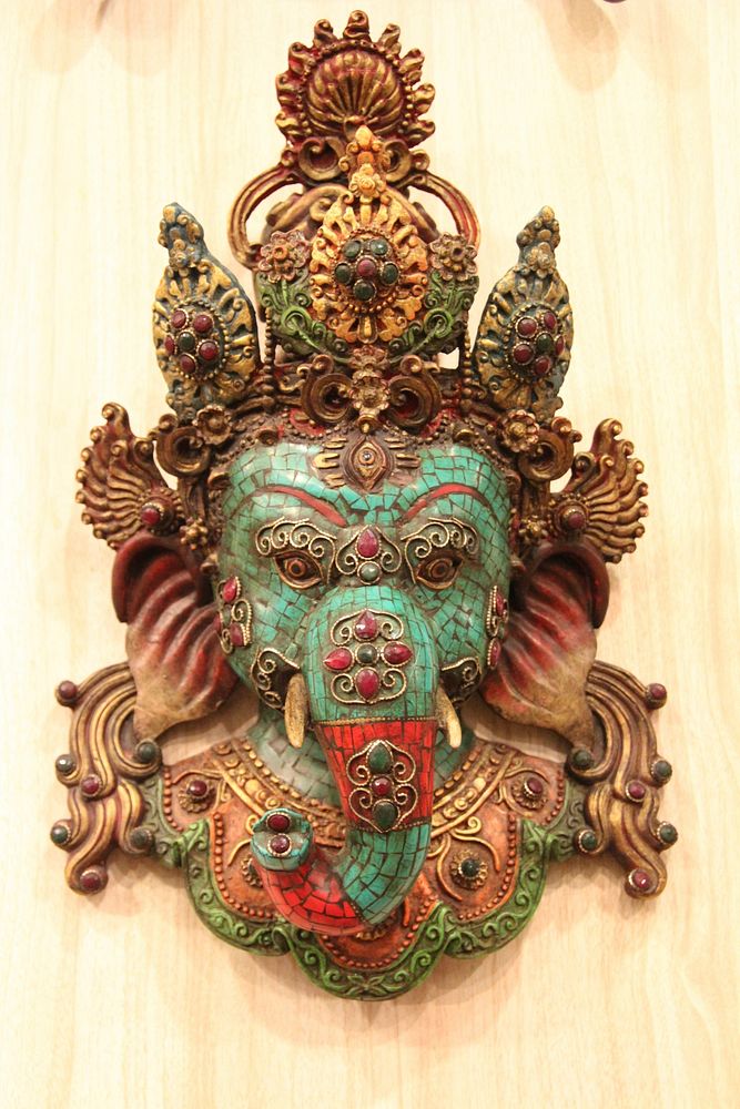 Hindu lord Ganesha figure. Free public domain CC0 image.