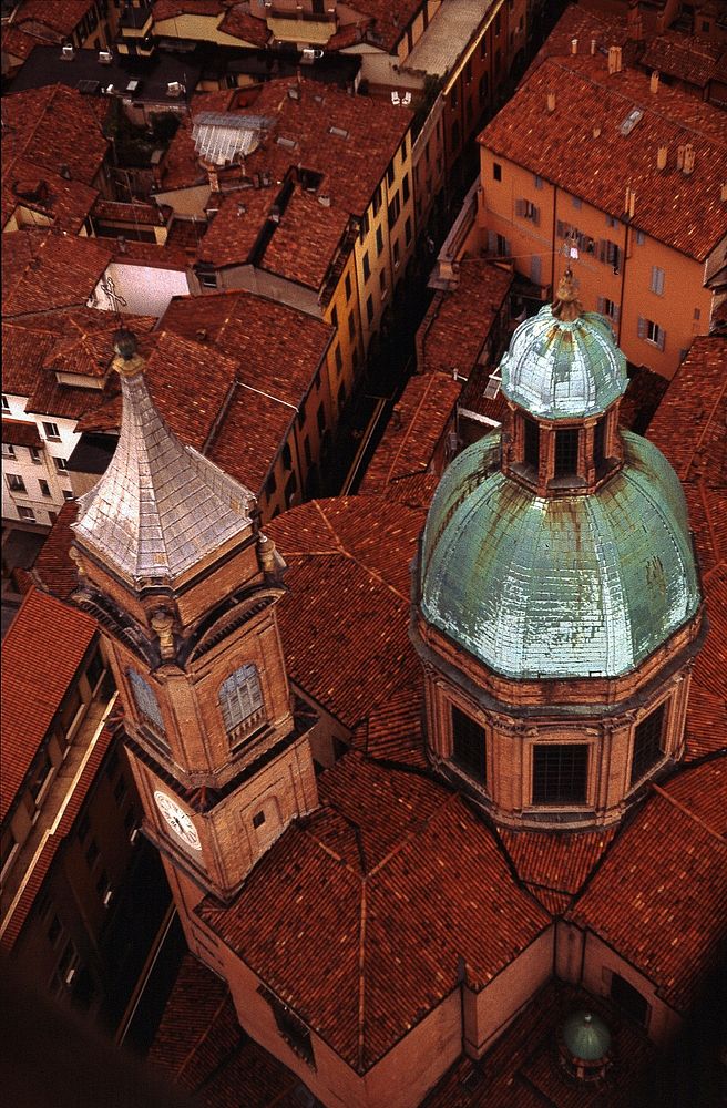 Church of Saints Bartholomew and Cajetan from above in Italy. Free public domain CC0 image.