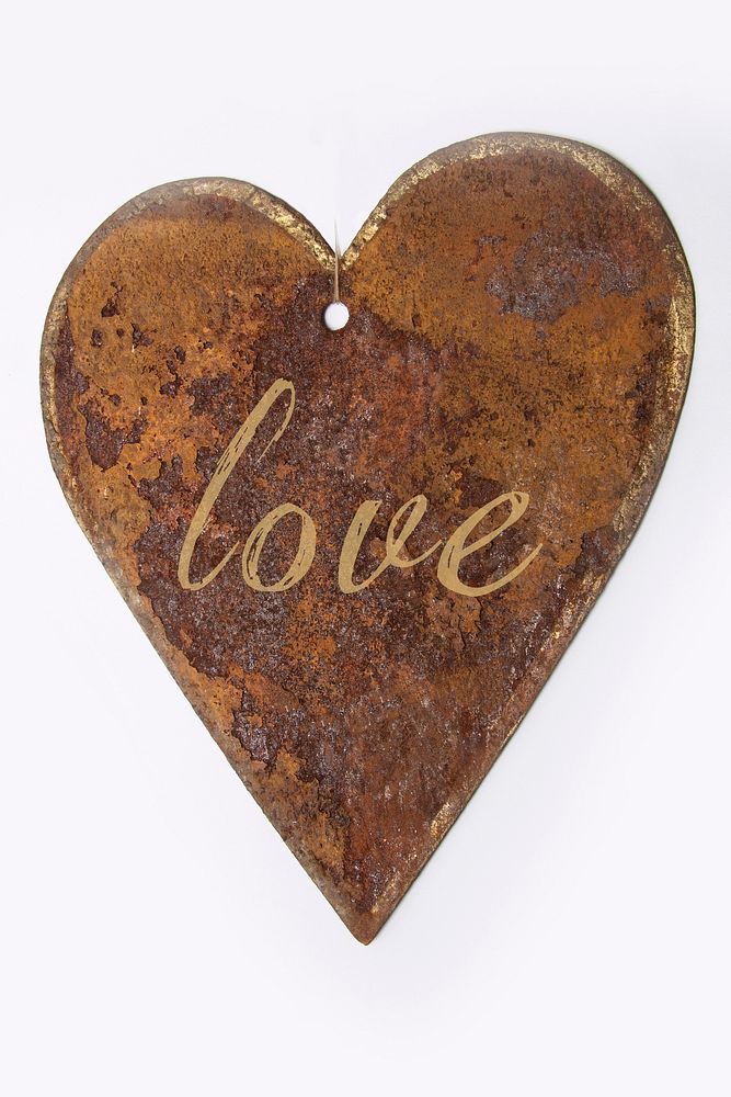 Heart shape metal. Free public domain CC0 image
