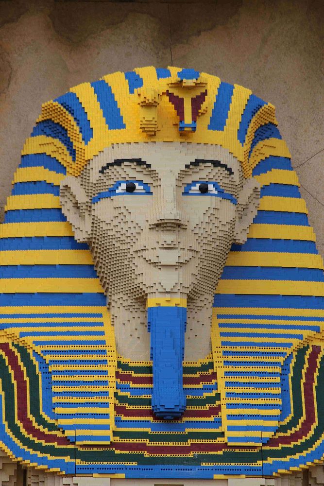 Ancient Egyptian Pharoh lego. Free public domain CC0 image