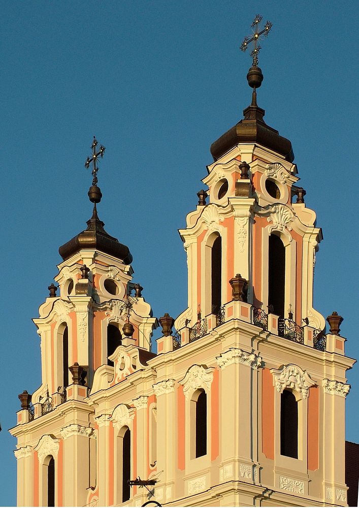Baroque historical architecture, Saint Catherine's Church. Free public domain CC0 image.