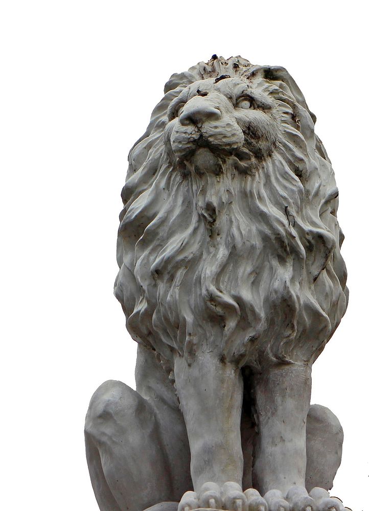 Lion sculpture. Free public domain CC0 photo.