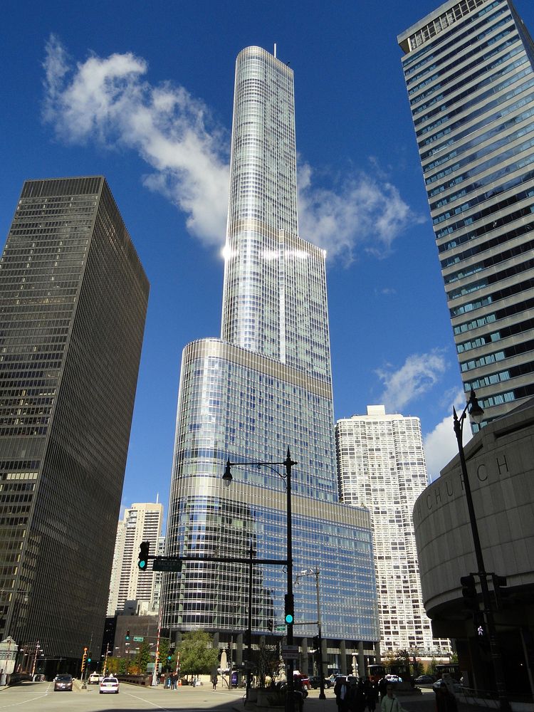 Trump international hotel tower. Free public domain CC0 photo.