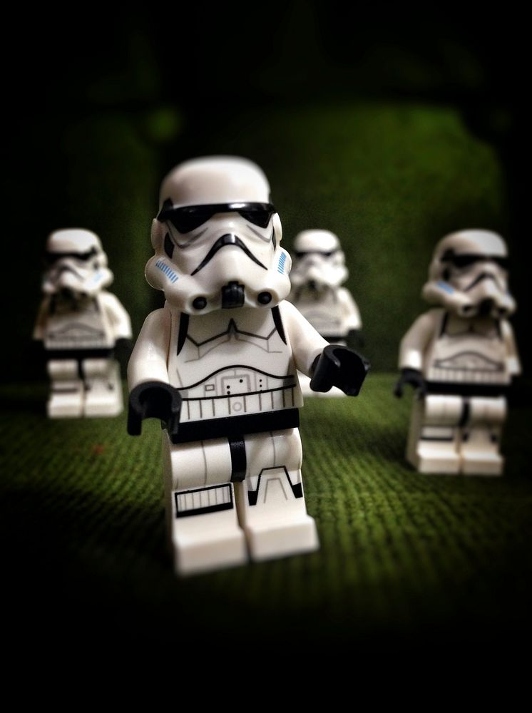Star Wars Legos, Stormtroopers. Location unknown - Aug. 21, 2015