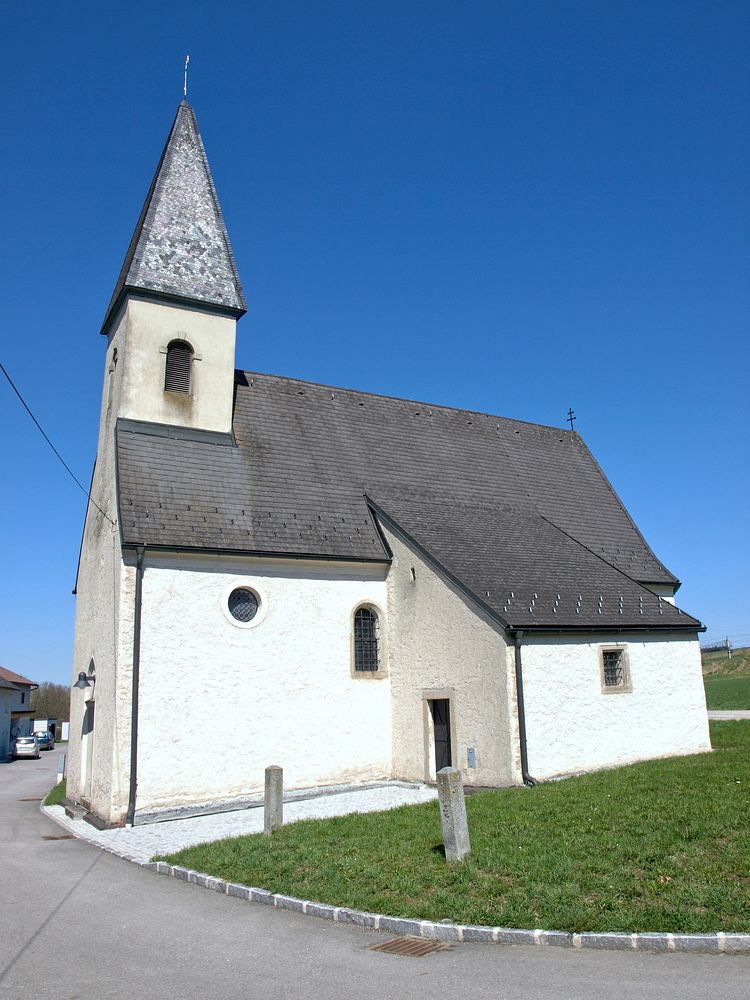 Vintage church building in a countryside. Free public domain CC0 image.