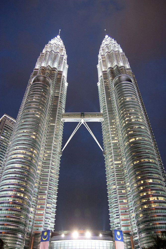 Petronas twin towers, Malaysia landmark. Free public domain CC0 photo.