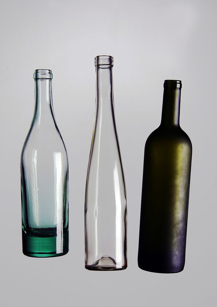 Empty wine bottle. Free public domain CC0 photo.