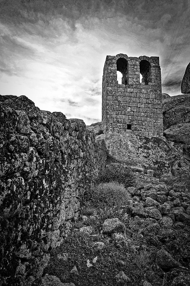 Stone fort tower. Free public domain CC0 image.