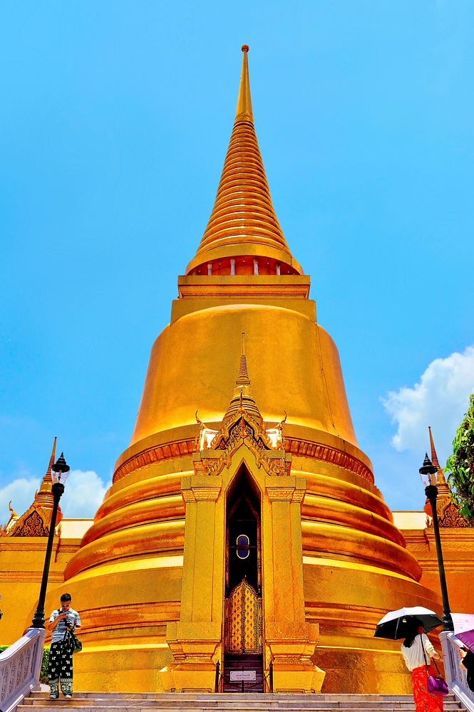 Temple of the Emerald Buddha, Bangkok, Thailand, Dec. 17, 2015.