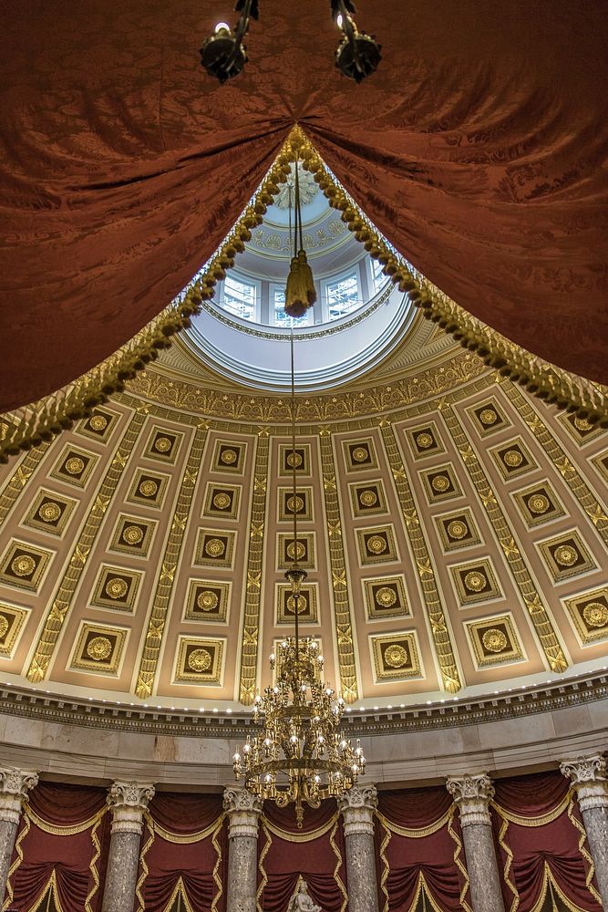 Inside Capitol Washington DC. Free public domain CC0 photo.