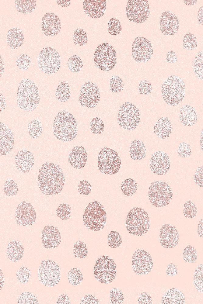 Polka dots pattern pink background, animal print design