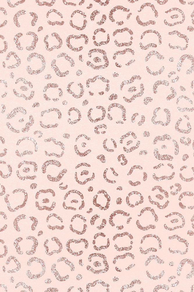 Leopard pattern pink background, animal print design