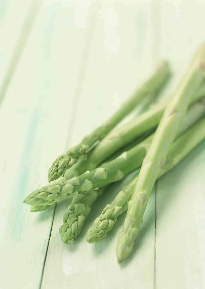 Free green asparagus on table image, public domain food CC0 photo.