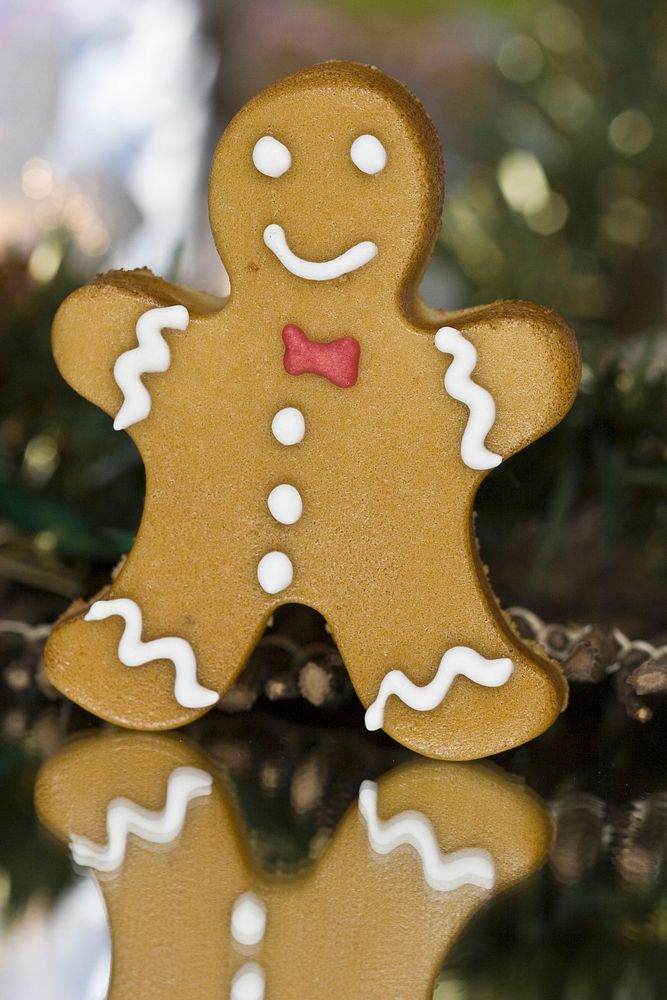 Free gingerbread man cookie image, public domain CC0 photo.