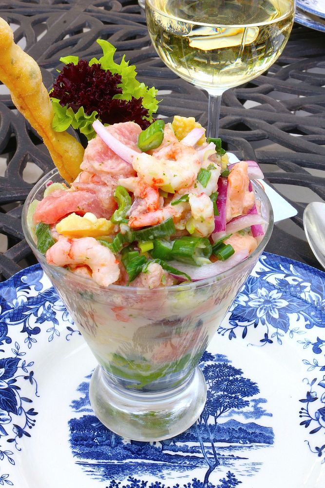 Free shrimp finger food image, public domain appetizer CC0 photo.