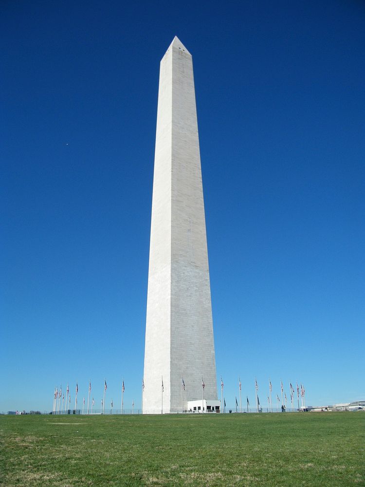 Free obelisk in Washington DC image, public domain landmark CC0 photo.