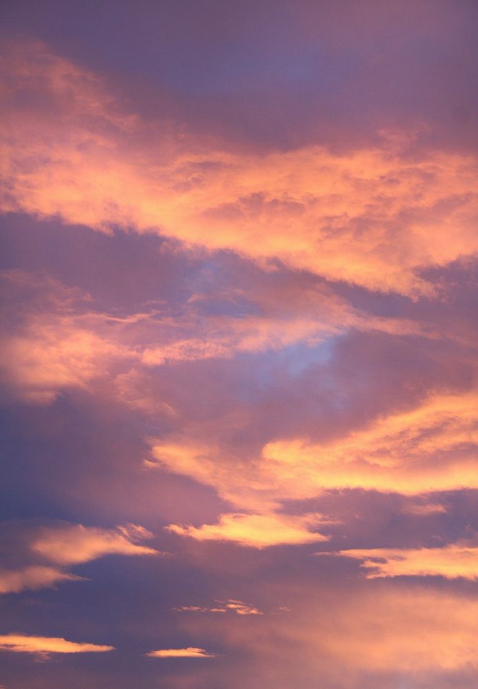 Free afterglow sky image, public domain clouds CC0 photo.