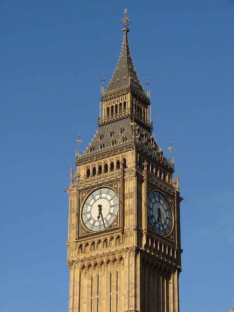 Free Big Ben famous landmark in the UK image, public domain CC0 photo.