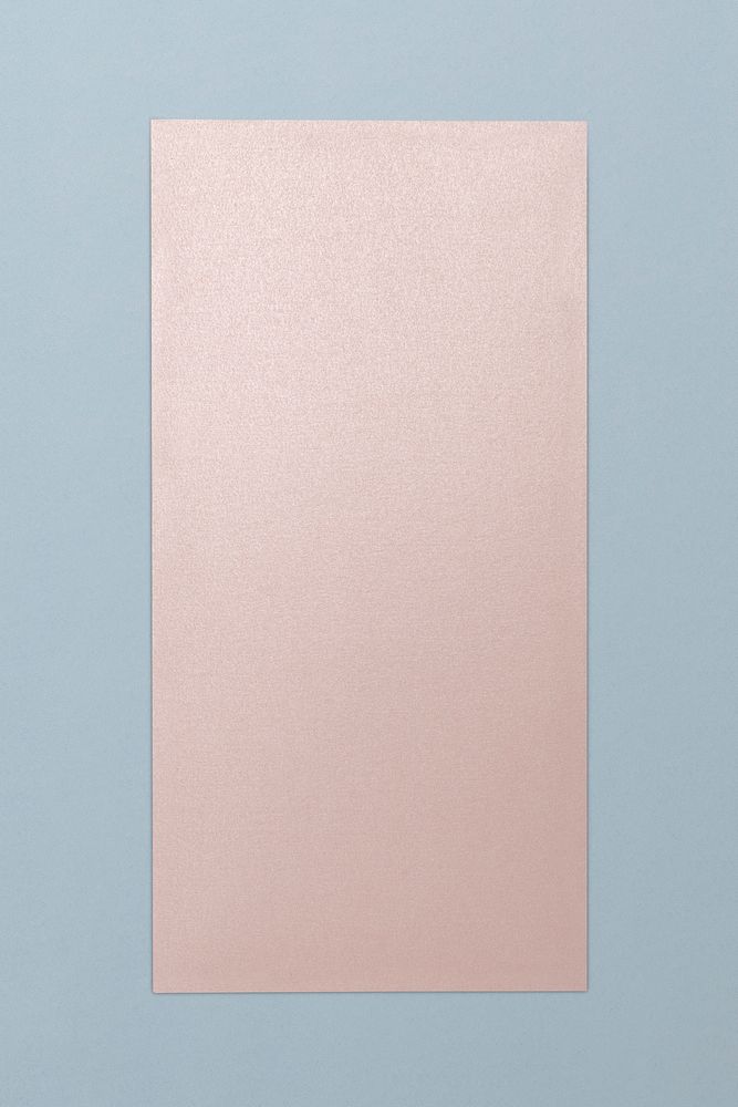 Rose gold envelope, pastel pink design