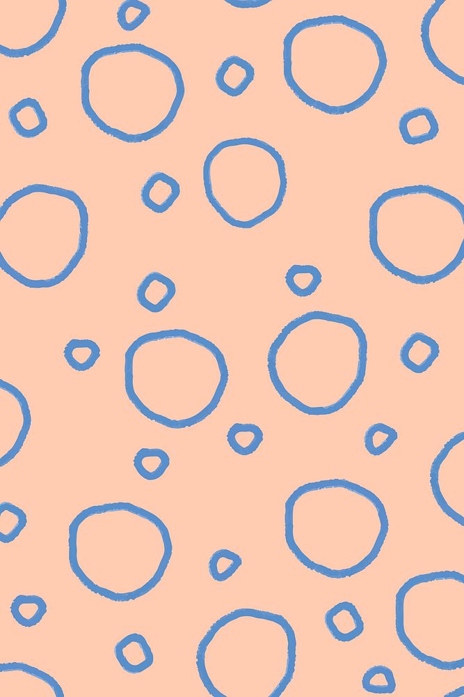 Cute geometric pattern background, pink circle