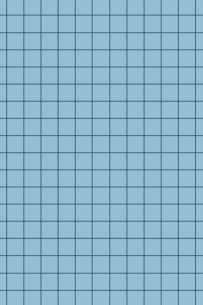 Aesthetic grid pattern background, line in blue