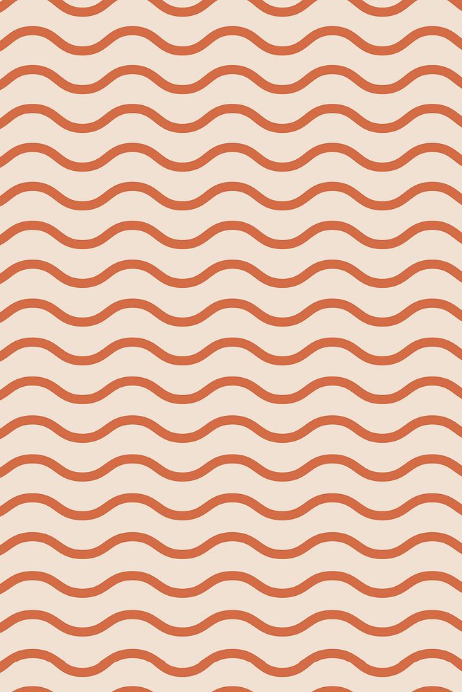 Wave background, beige abstract line pattern