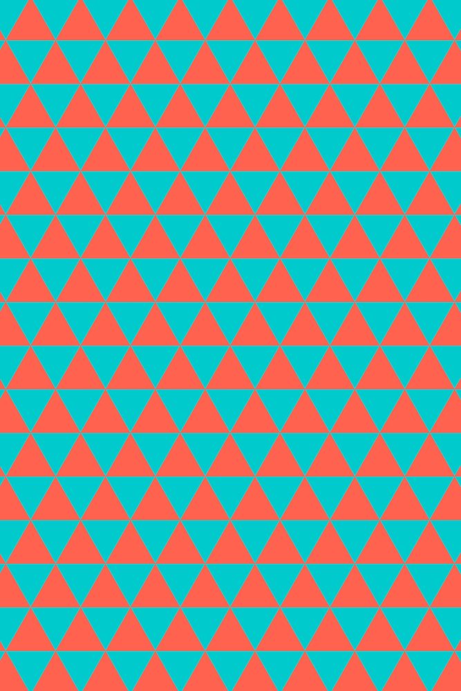 Triangle pattern background, abstract line in orange and blue