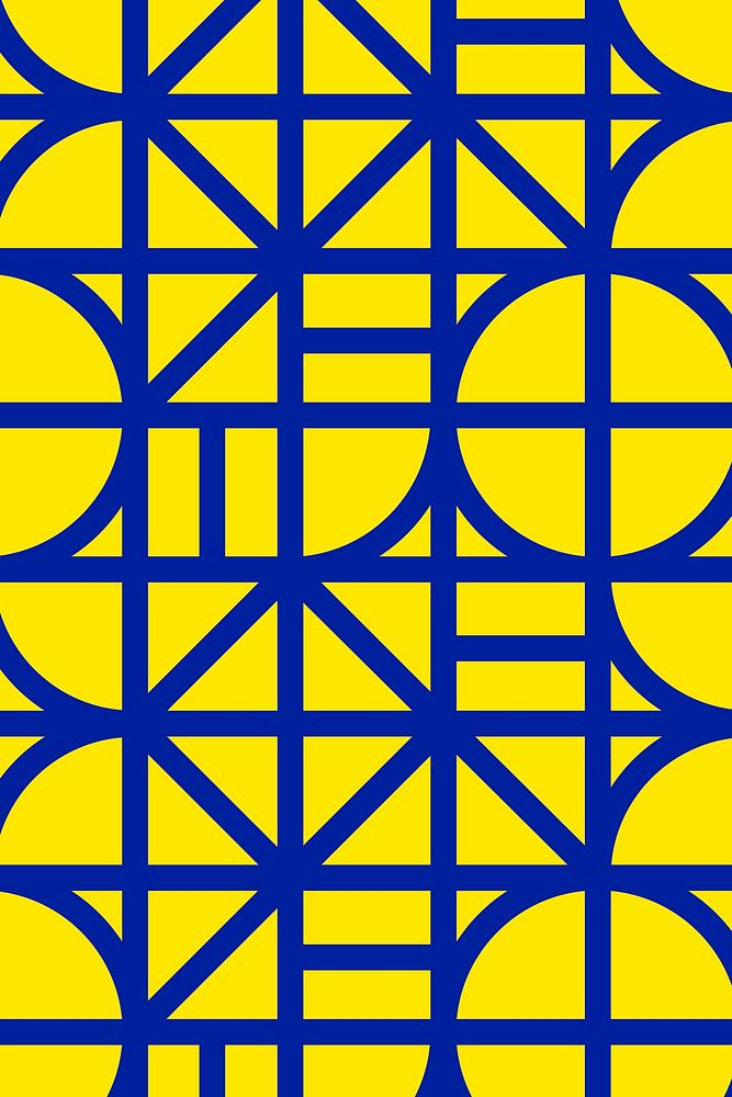Yellow abstract background, geometric pattern design