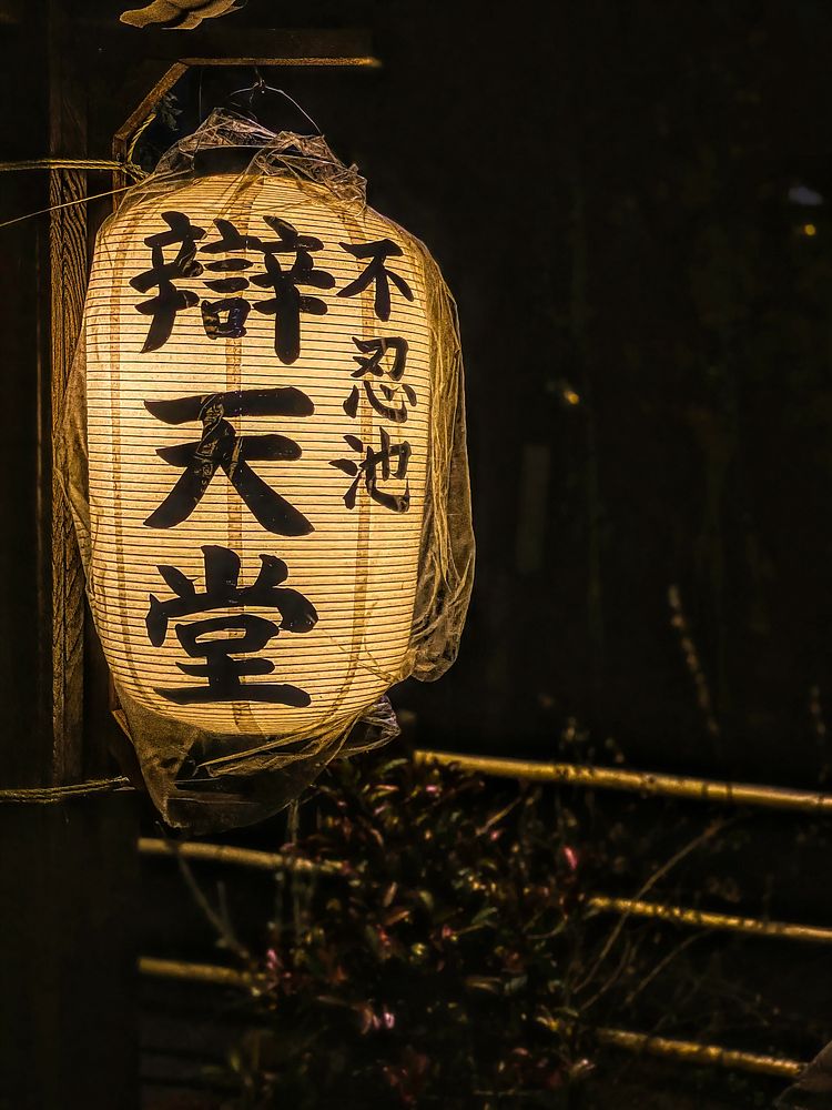 Free Japanese lantern image, public domain cultural CC0 photo.