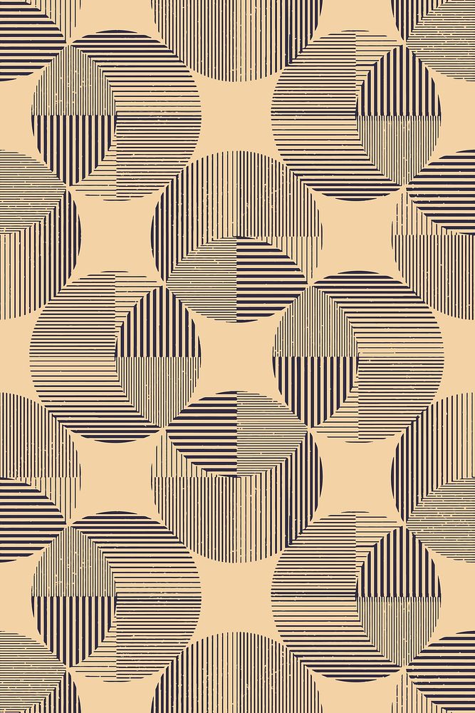Hypnotic pattern background, geometric optical illusion design vector