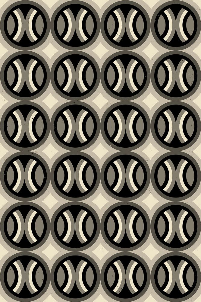 Circle pattern background, detailed round geometric design 