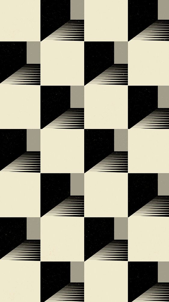 Geometric pattern iPhone wallpaper, seamless abstract background 
