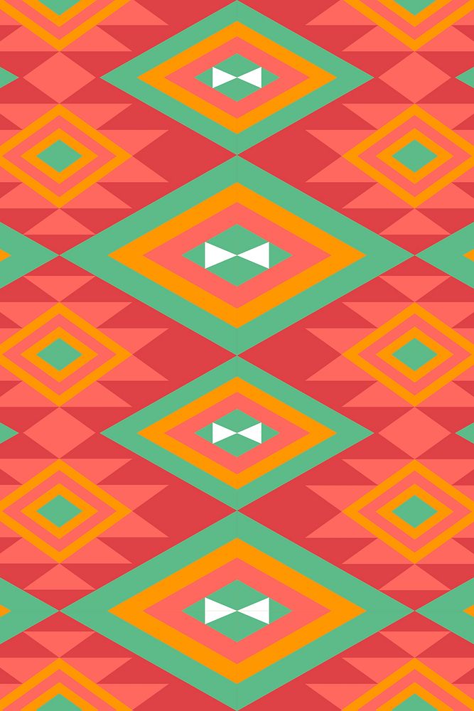 Mexican tribal pattern background, traditional style