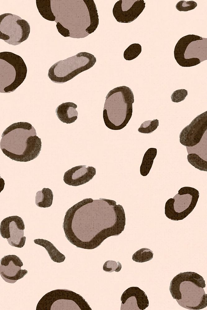Leopard pattern pink background seamless social media post