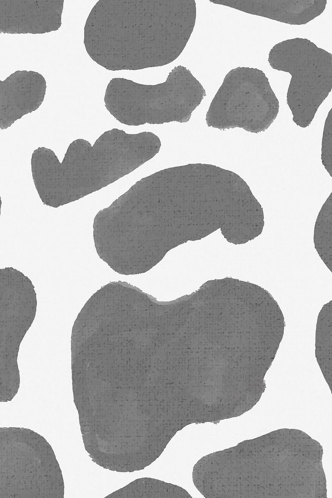Gray cow pattern background seamless, social media post