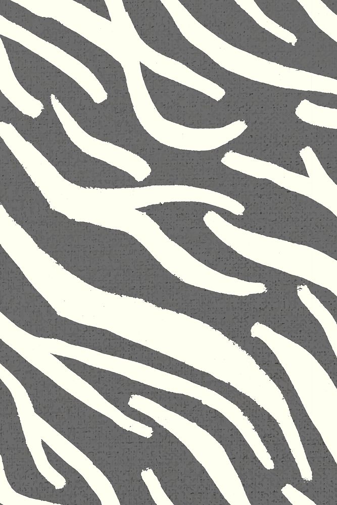 Zebra pattern gray background seamless, social media post, paint style
