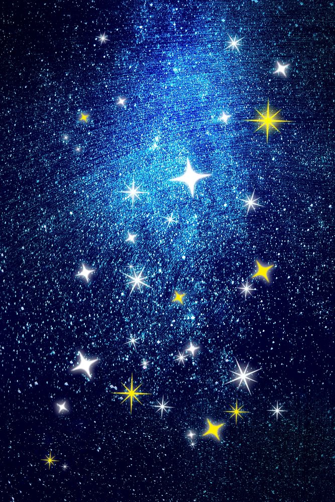 Aesthetic galaxy background, festive sparkling sky design