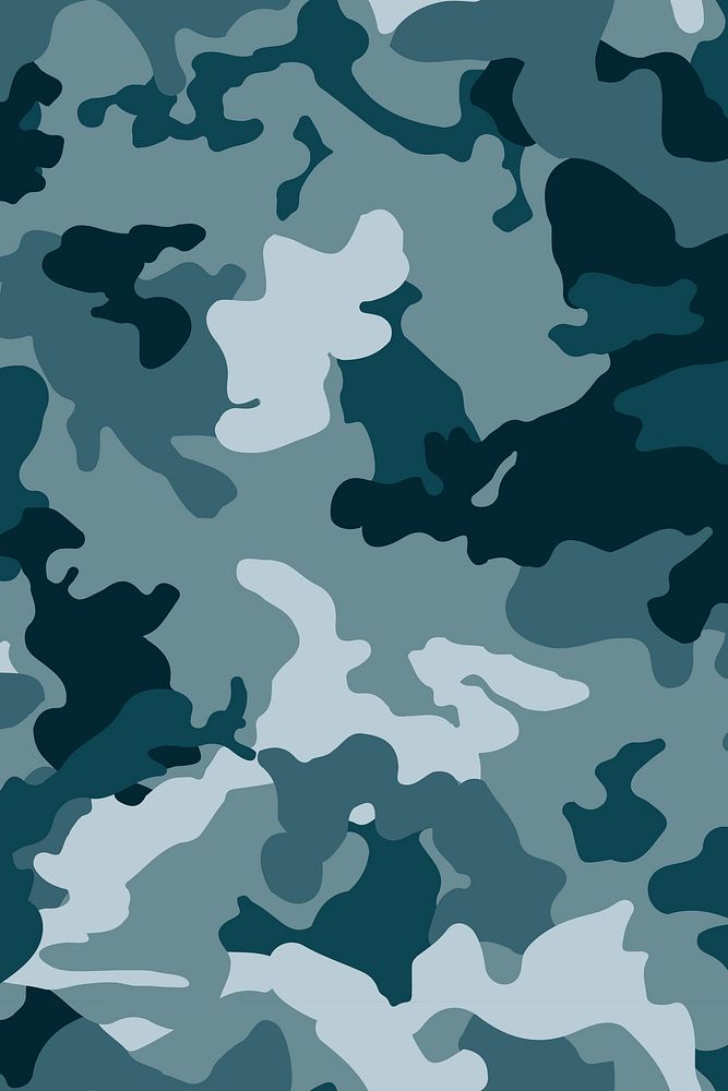 Aesthetic blue camo pattern background design