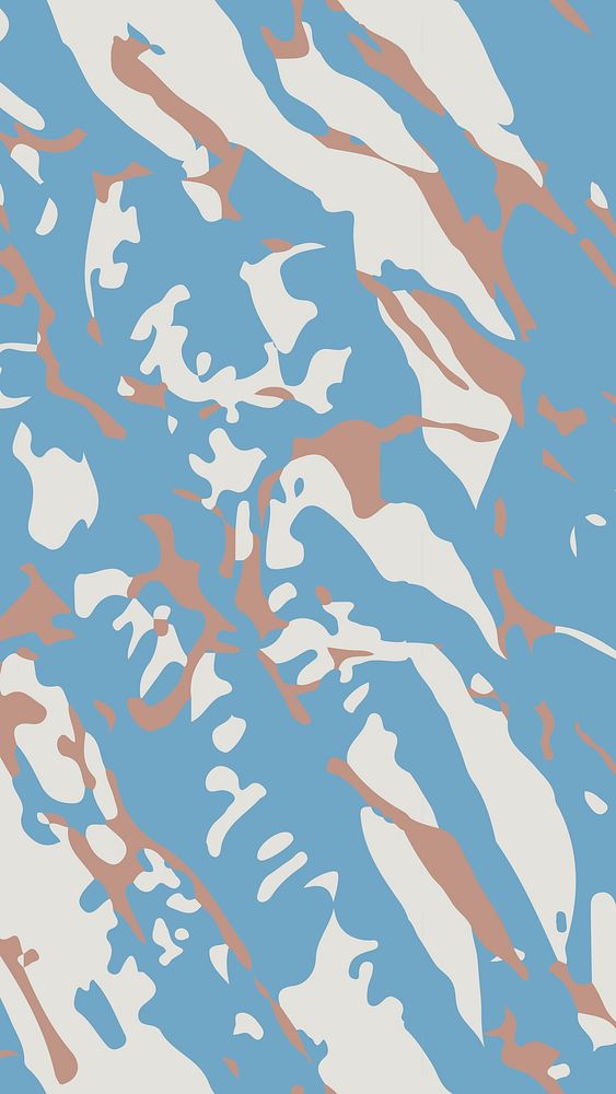 Blue camouflage iPhone wallpaper patterned background
