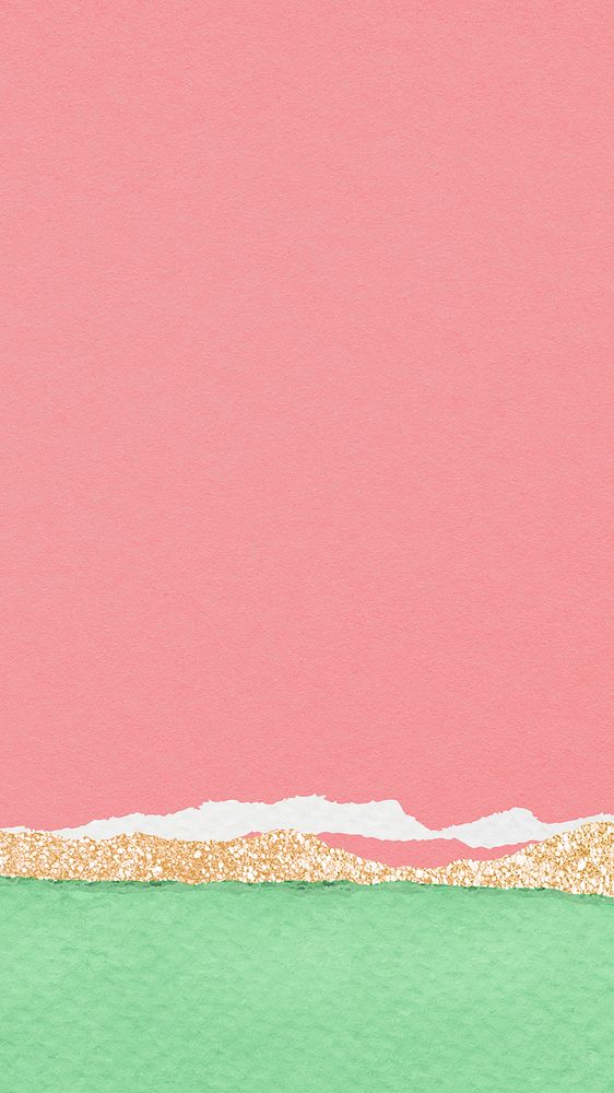 Christmas aesthetic border iPhone wallpaper, glitter paper texture background