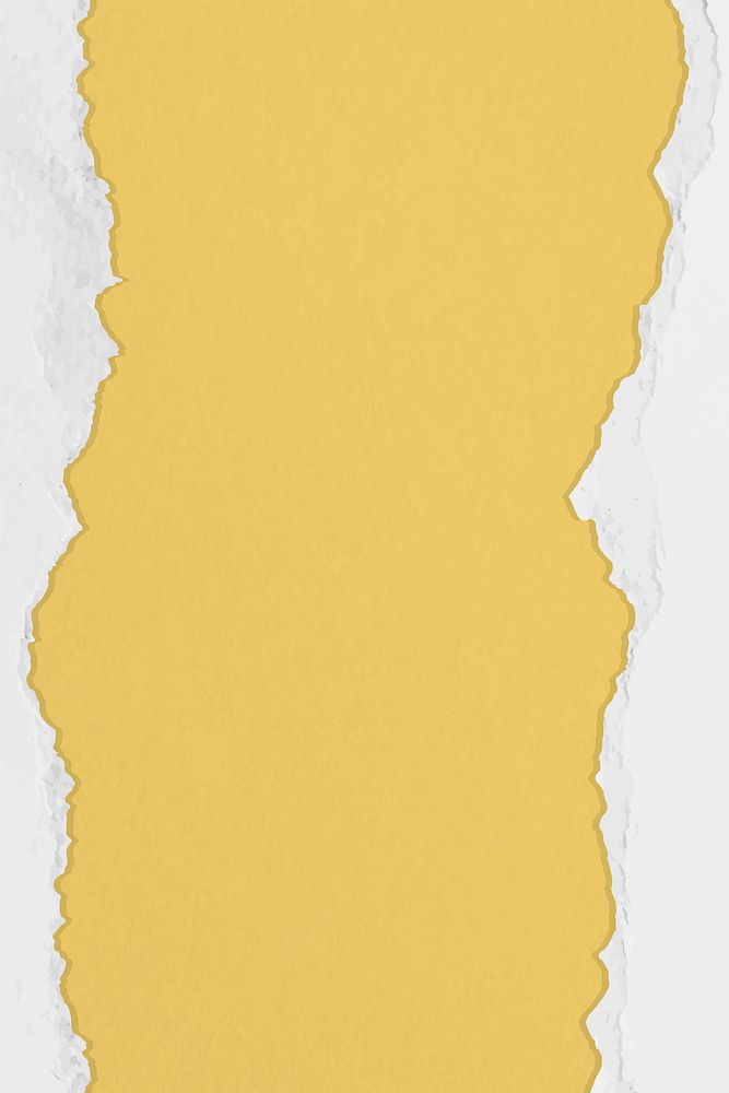 Yellow pastel paper background, cute white border vector