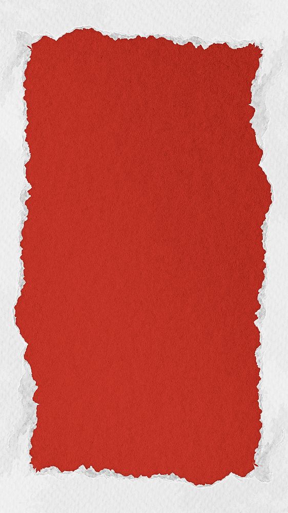 Red frame phone wallpaper, paper texture creative background