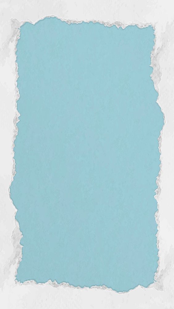 Blue frame phone wallpaper, paper texture creative background vector