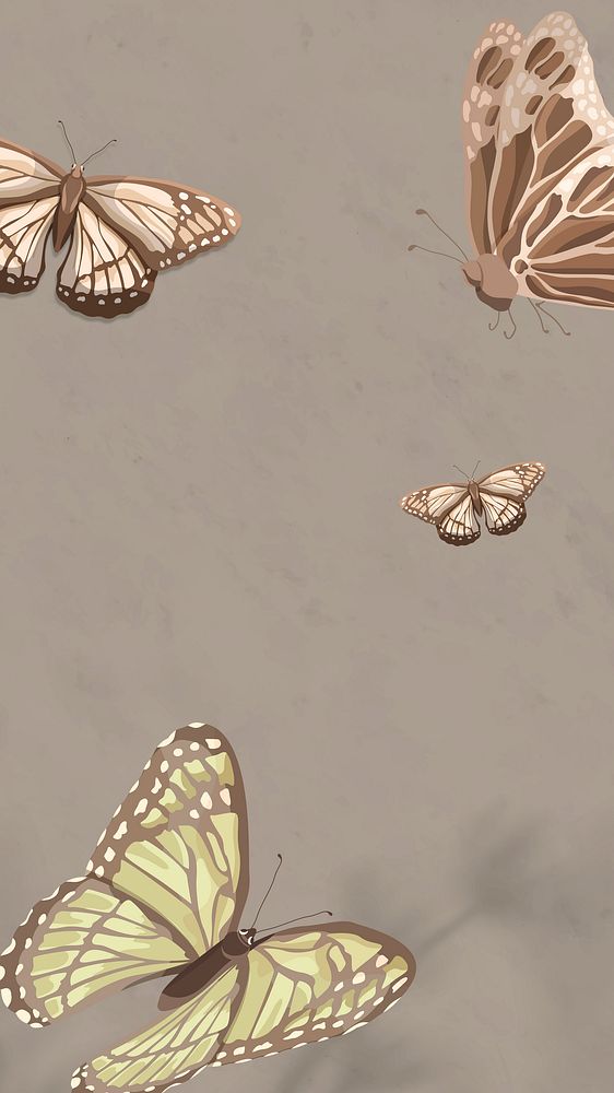 Butterfly Instagram story background, aesthetic wallpaper
